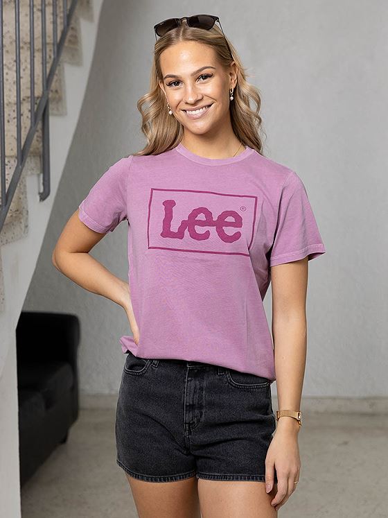 Lee Graphic Tee Plum