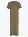 Moss Copenhagen Liv Organic Short Sleeve Dress Kalamata