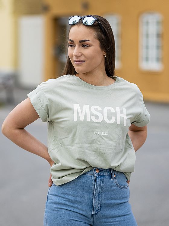 Moss Copenhagen Alva MSCH Standard Tee Sage/Egret