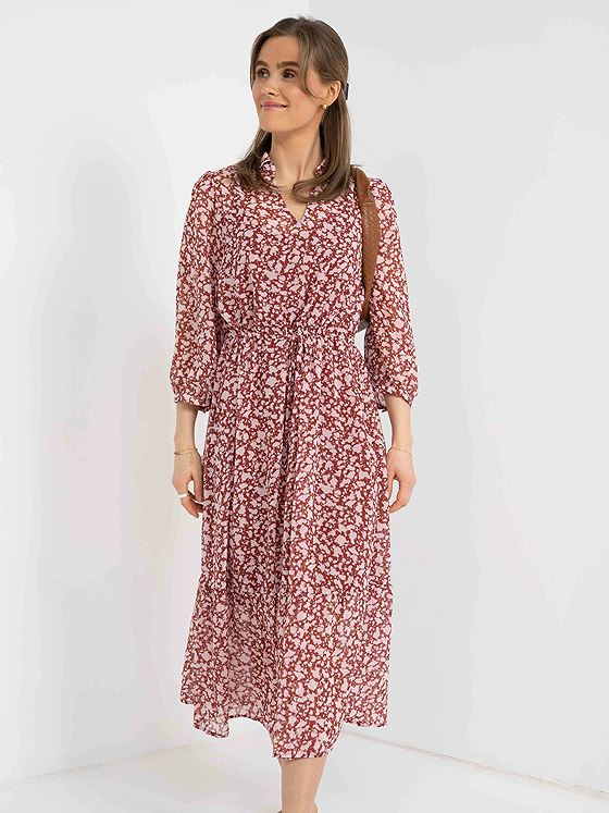 MSCH Copenhagen Marlea Kabrina 3/4 Dress AOP Cowhide Dot