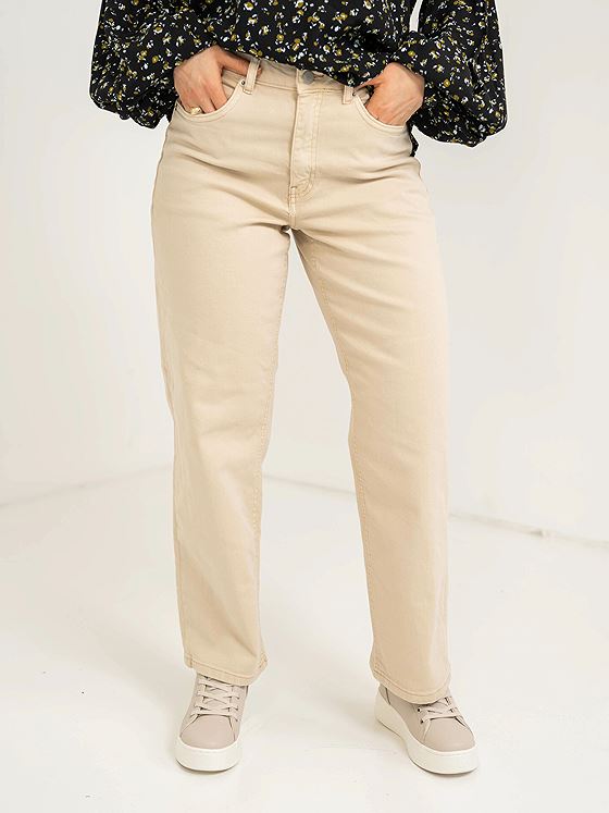 Moss Copenhagen Melana Melanie Ankle Jeans Oatmeal