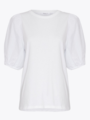 Moss Copenhagen Dariene Logan Short Sleeve Top Bright White