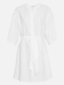 Moss Copenhagen Abiella 3/4 Shirt Dress Bright White