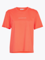 Moss Copenhagen Terina Logo Tee P Rose/White