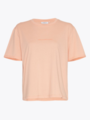Moss Copenhagen Terina Logo Tee Salmon / Persimmo