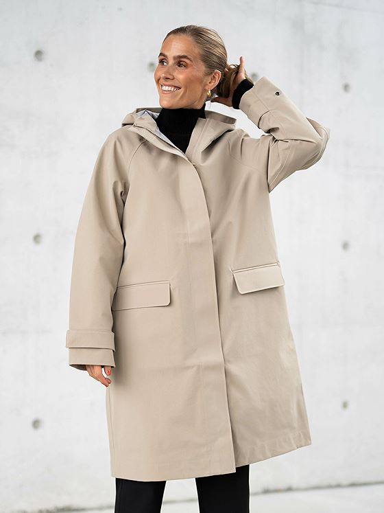 MSCH Copenhagen Malan Hood Jacket Trenchcoat