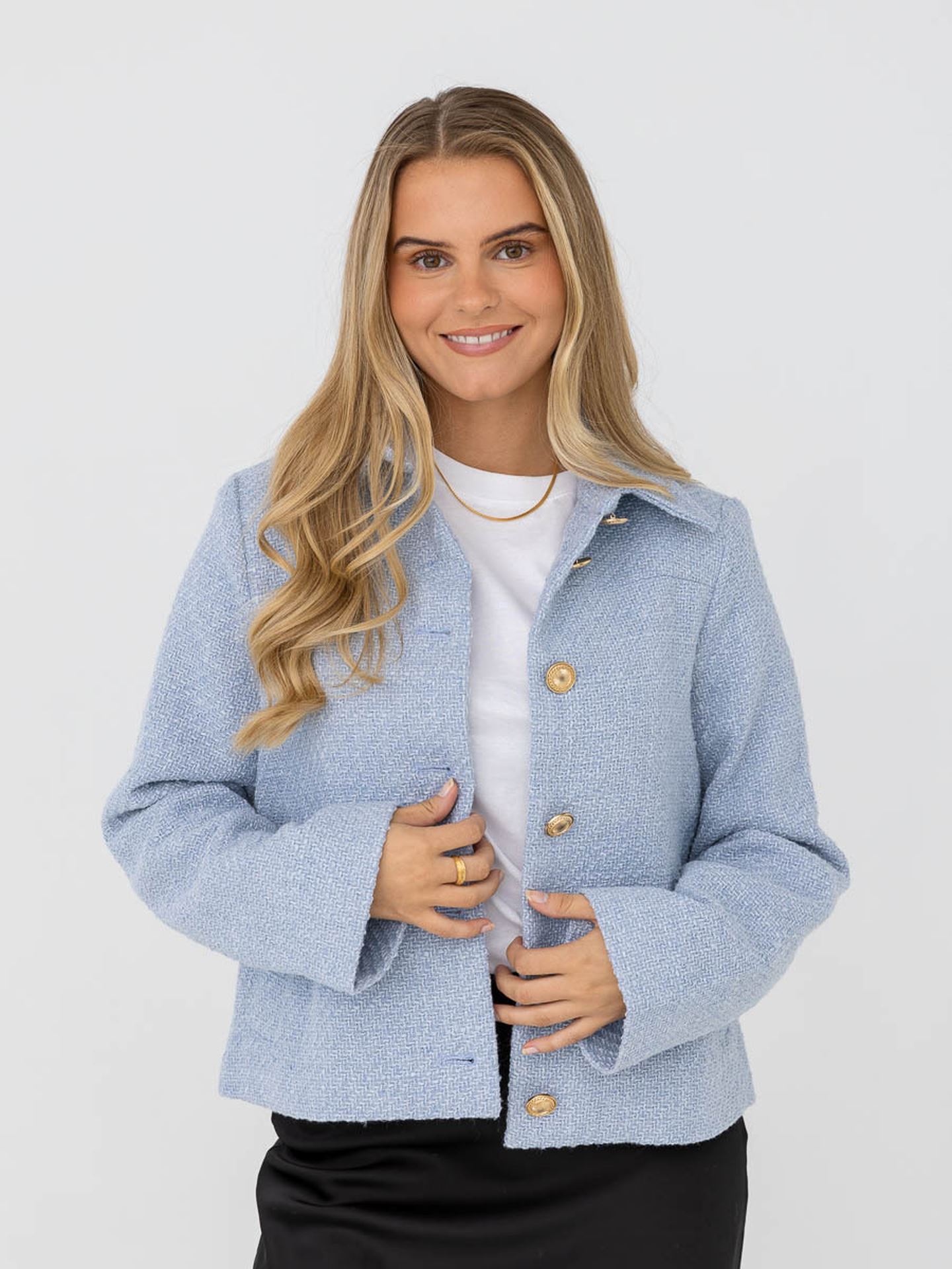 MSCH Copenhagen Abriella Jacket Chambray Blue