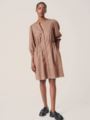 Moss Copenhagen Chanet 3/4 Shirt Dress Fossil