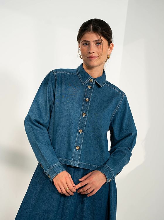 MSCH Copenhagen Shayla Shirt Mid Blue