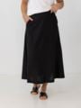 MSCH Copenhagen Jovene Ginia High Waisted Long Skirt Black
