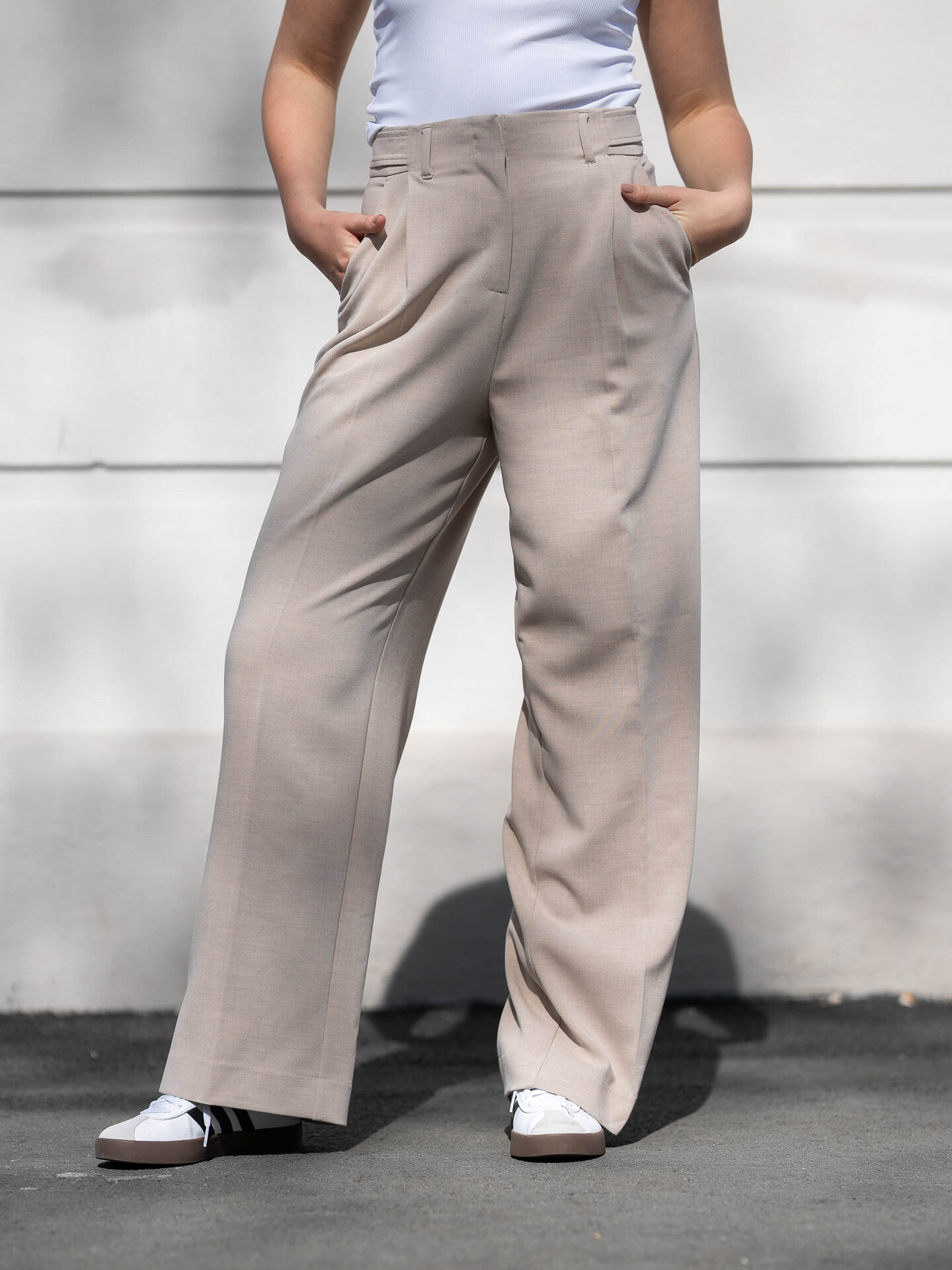 MSCHMirabelle Michelle HW Pleat Pants - Peyote main image 1