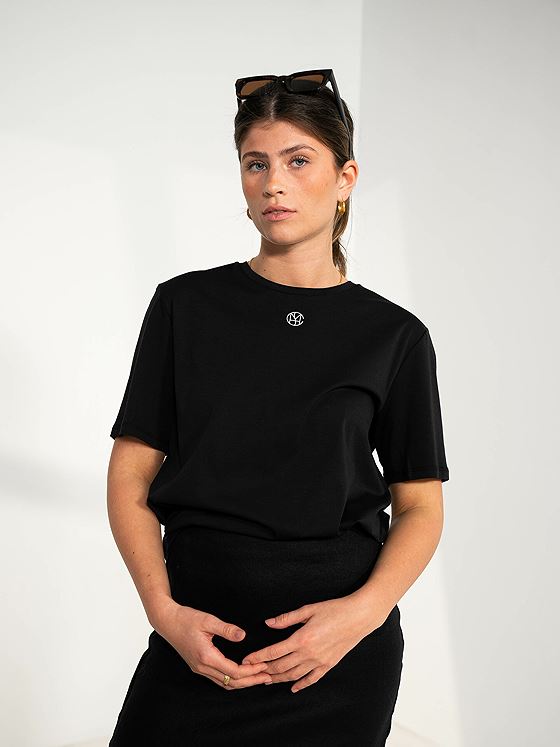 MSCH Copenhagen Melea Icon Tee Black / Egret