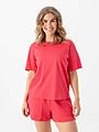 MSCH Copenhagen Melea Icon Tee Rose Red / Azalea