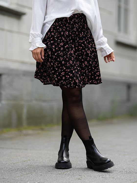 MSCH Copenhagen Orabella Skirt Black flower