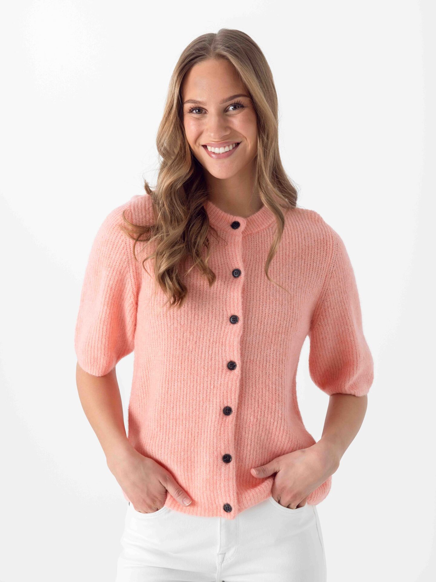 MSCH Copenhagen Jinie Hope 2/4 Cardigan Peach Melange