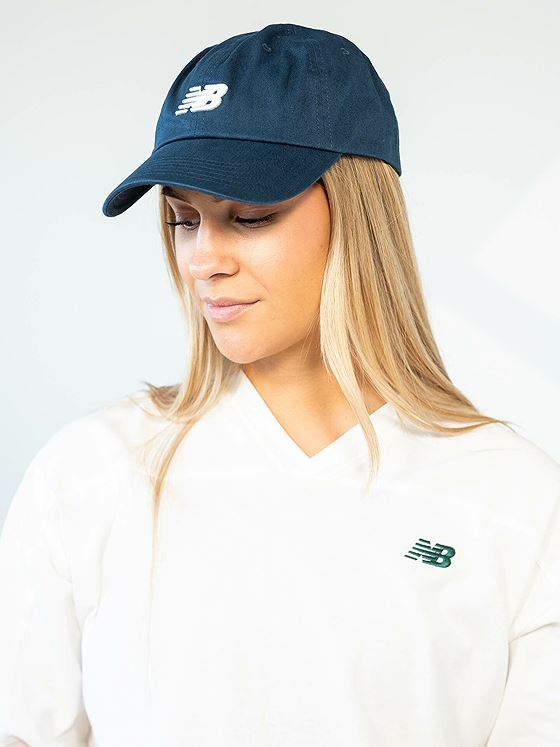 New Balance 6 panel Classic hat Natural indigo