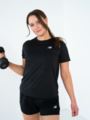 New Balance Athletics T-shirt Black Heather