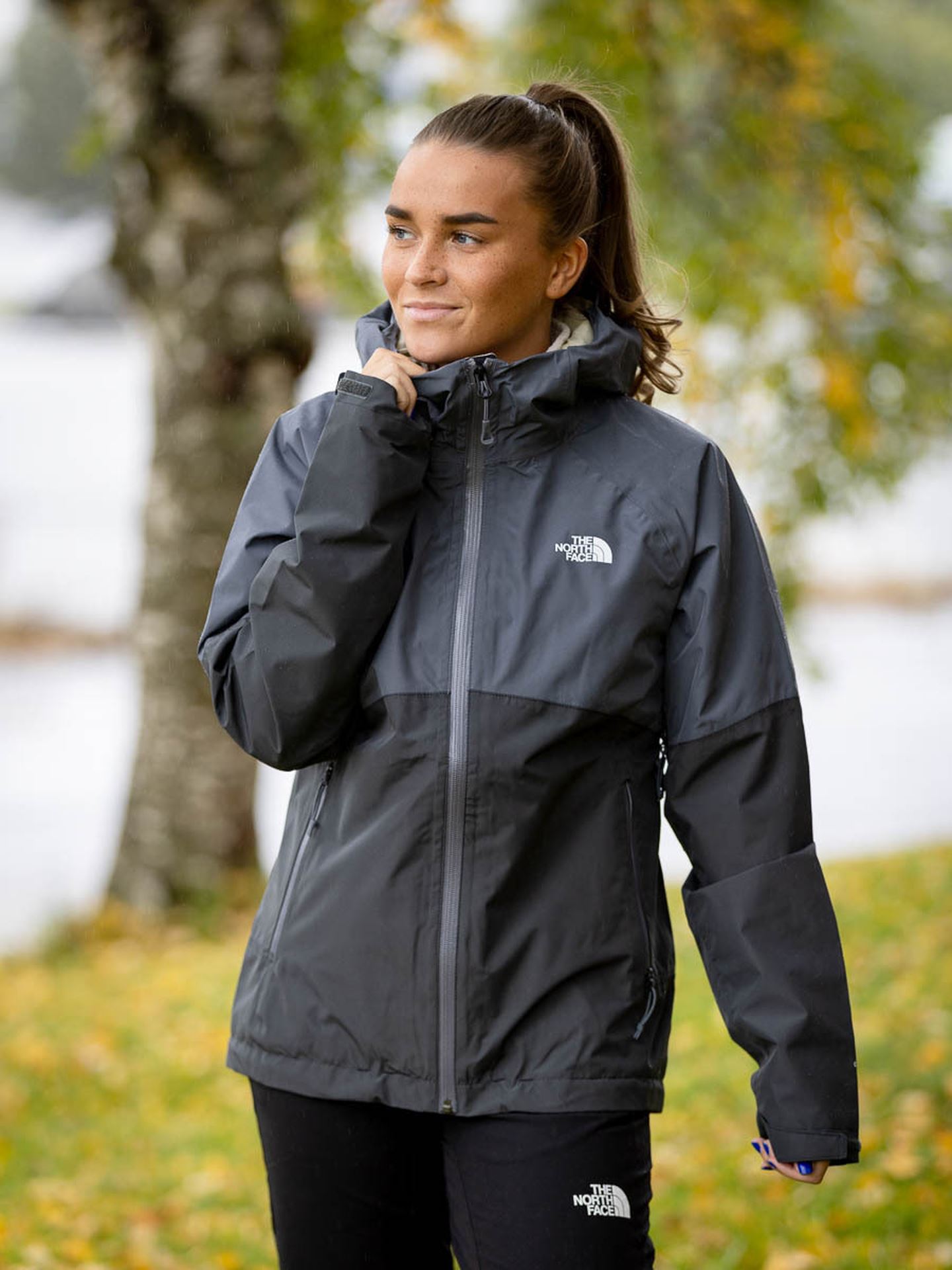 Kann rabattiert werden The North Face Dynamic - Diablo Grey Jacket Women\'s