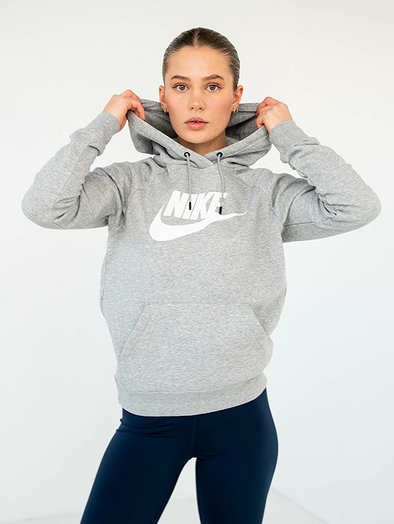 Nike Essential Hoodie DK Grey Heather