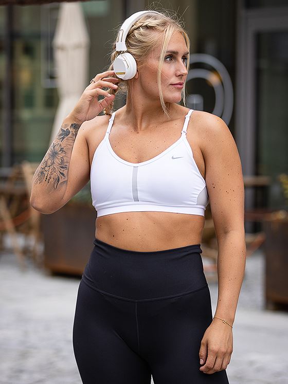 Nike Padded Indy Bra Hvit/Grey Fog/Particle Grey