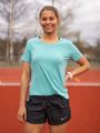 Nike One Luxe Short Sleeve Standard Top Washed Teal/Hvit
