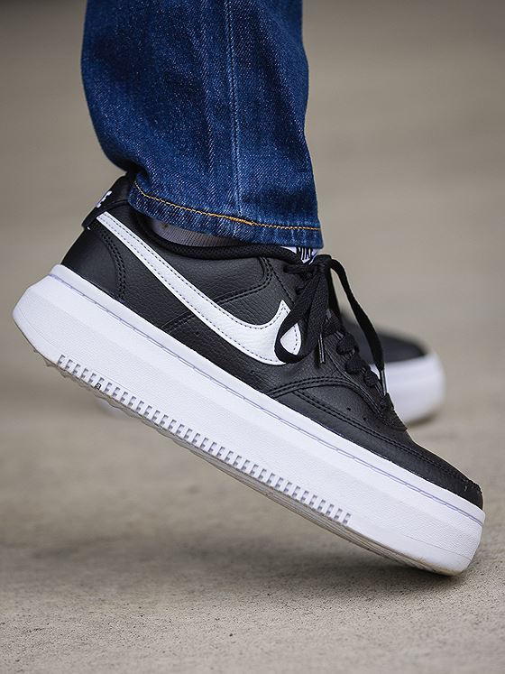Nike Court Vision Alta Leather Black / White