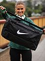 Nike Brasilia Training Duffel Bag 41L Black / White