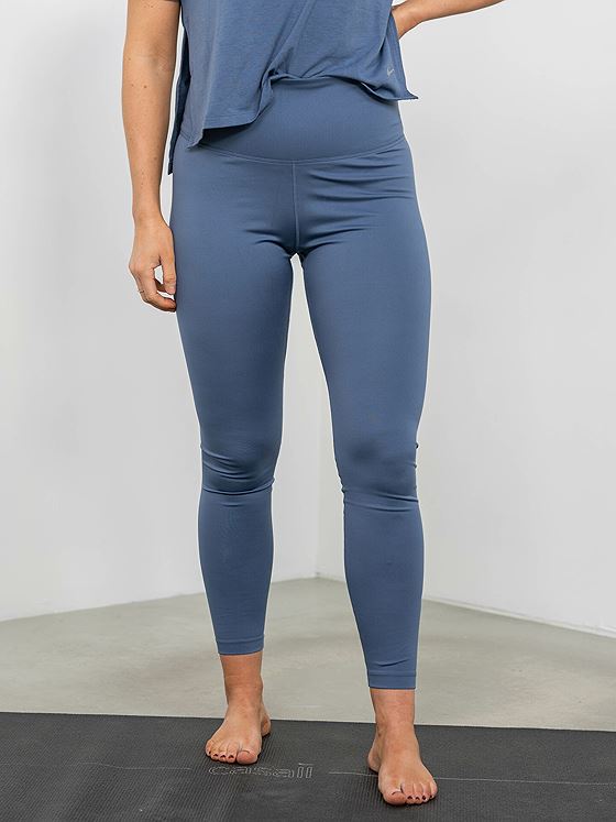 Nike One Dri-Fit High-Rise Tight Diffused Blue/White
