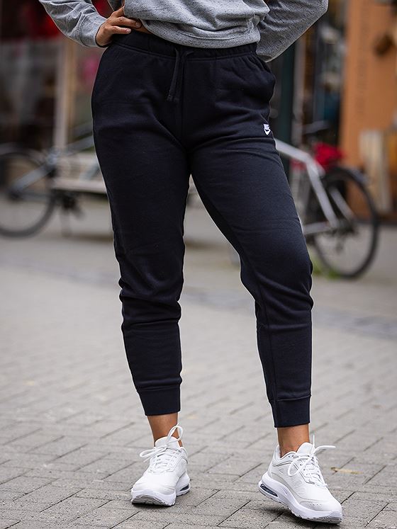 Nike Club Fleece Std Pant Svart/Hvit