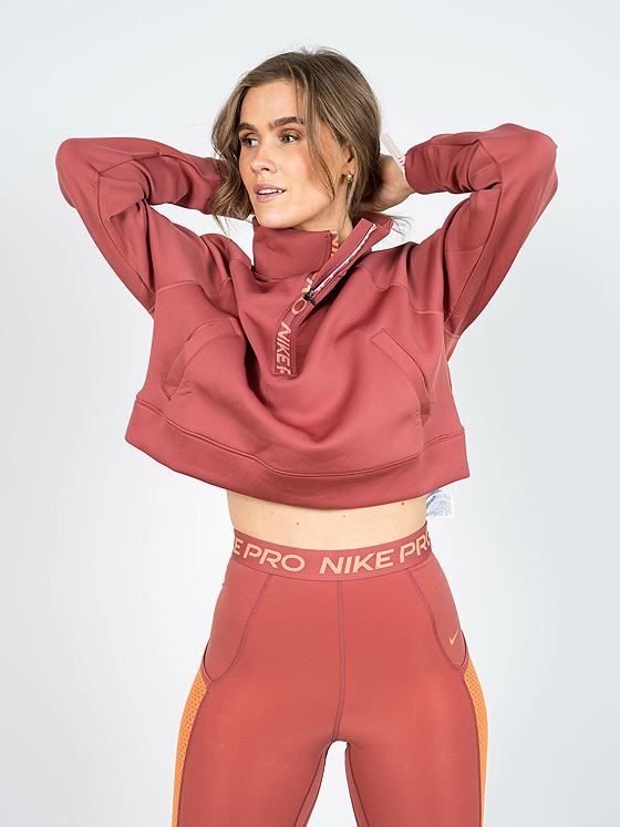 Nike Dri-Fit Haze Top Femme Red