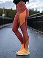 Nike Pro Dri-Fit HR 7/8 Tight Femme Canyon Rust/Orange Trance/Orange Trance