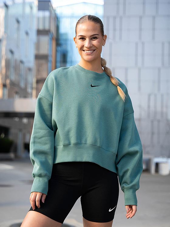 Nike Pheonix Fleece Over-Oversized Crew Bicoastal / Black