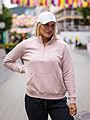 Nike Club Fleece Qz Sweater Pink Oxford/Hvit