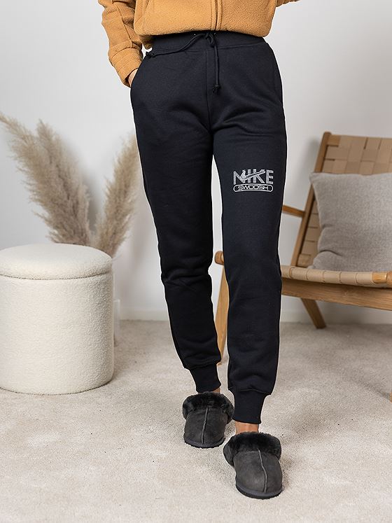 Nike Swoosh Sportswear Fleece Jogger Black/White