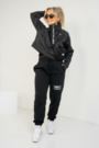 Nike Swoosh Sportswear Fleece Jogger Black/White