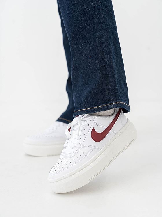 Nike Court Vision Alta Leather White / Team Red