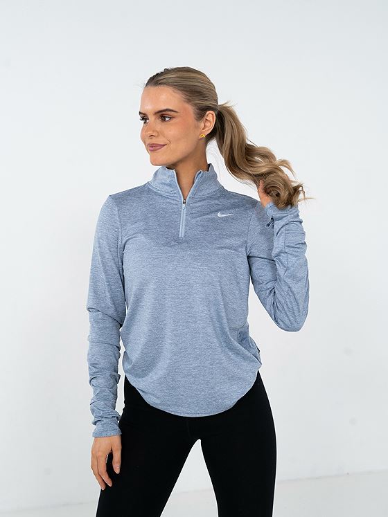 Nike Swift Element Dri-Fit UV Half-Zip Armory Blue / Reflective Silver