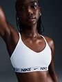 Nike Indy Dri-Fit Light-Support Padded Bra White / Black