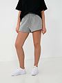 Nike Pheonix Fleece High-Rise Shorts Grey Heather