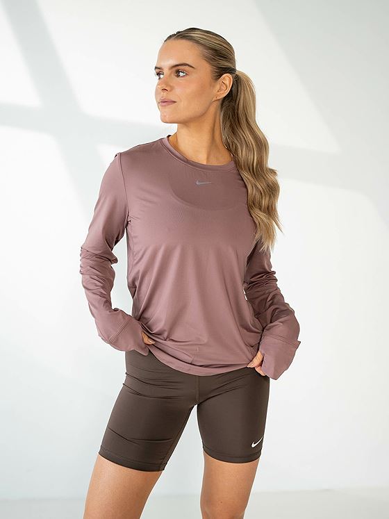 Nike One Classic Dri-Fit Long Sleeve Smokey mauve/Black