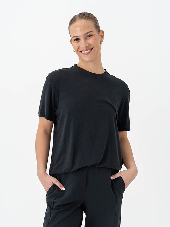 Nike One Relaxed Dri-Fit Short Sleeve Top Black