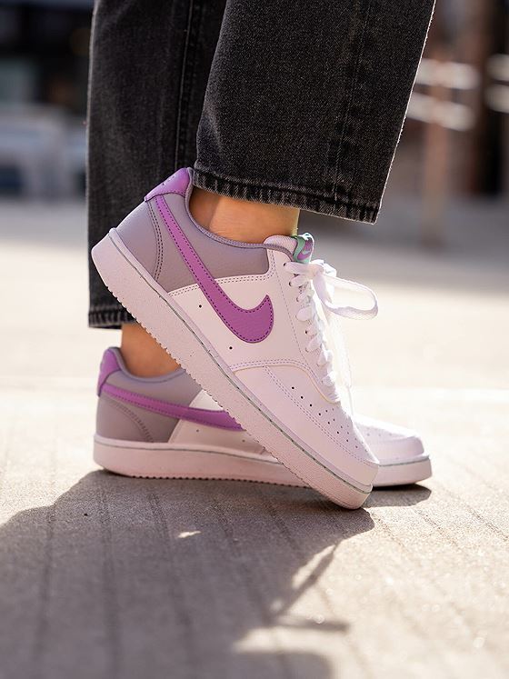 Nike Court Vision Low Next Nature WHITE/RUSH FUCHSIA-PEWTER-EMERALD RISE