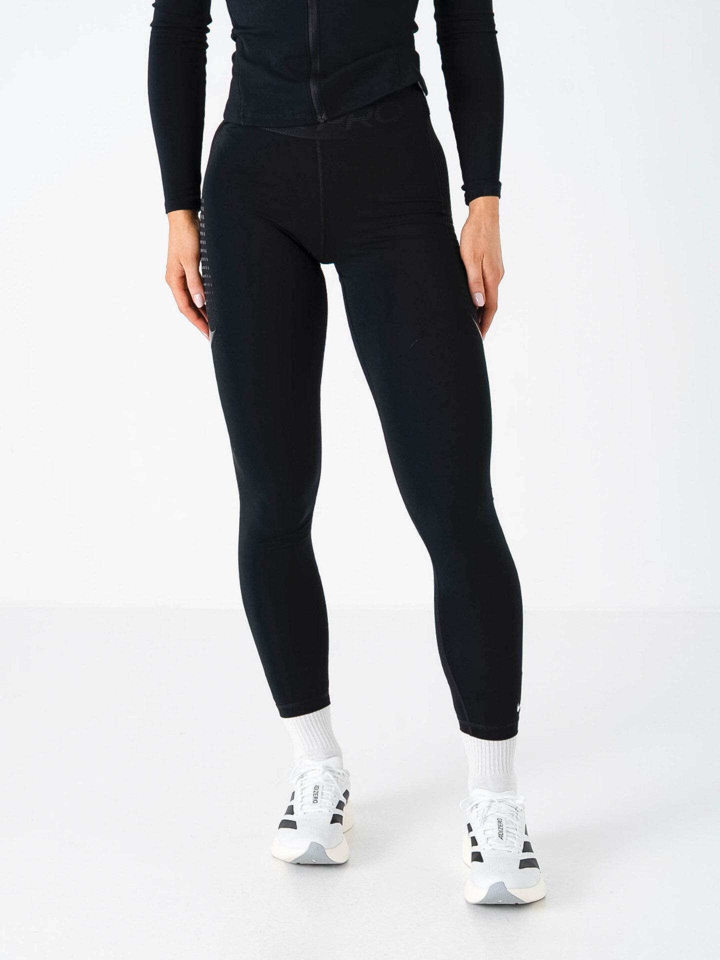 Nike Pro 365 Mid-Rise GG GRX Black / White