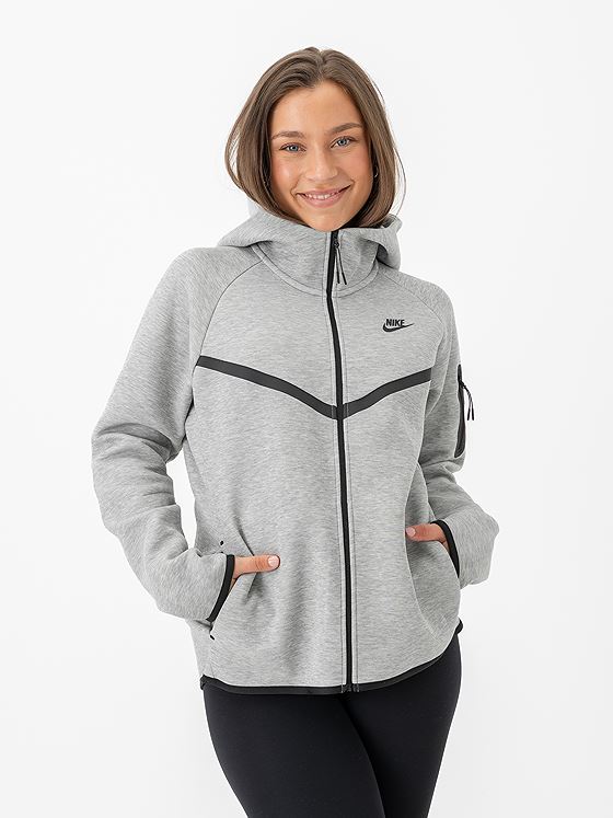 Nike Sportswear Tech Fleece Full-Zip Hoodie 2.0 Dark Grey Heather / Black