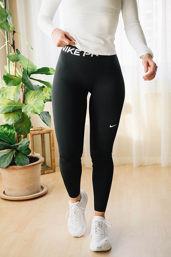 Nike Pro Dri-Fit 365 Mid-Rise Full-Length Leggings Useam Black