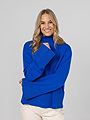 NORR Lindsay Wide Sleeve Knit top Blue