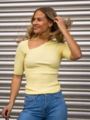 NORR Sherry Knit Tee Gul