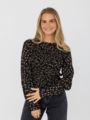 NORR Sabby Smock top Black Flower Print