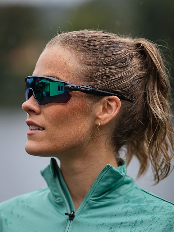 Oakley Radar Ev Path Brilleglass: Prizm Road Jade / Innfatning: Steel