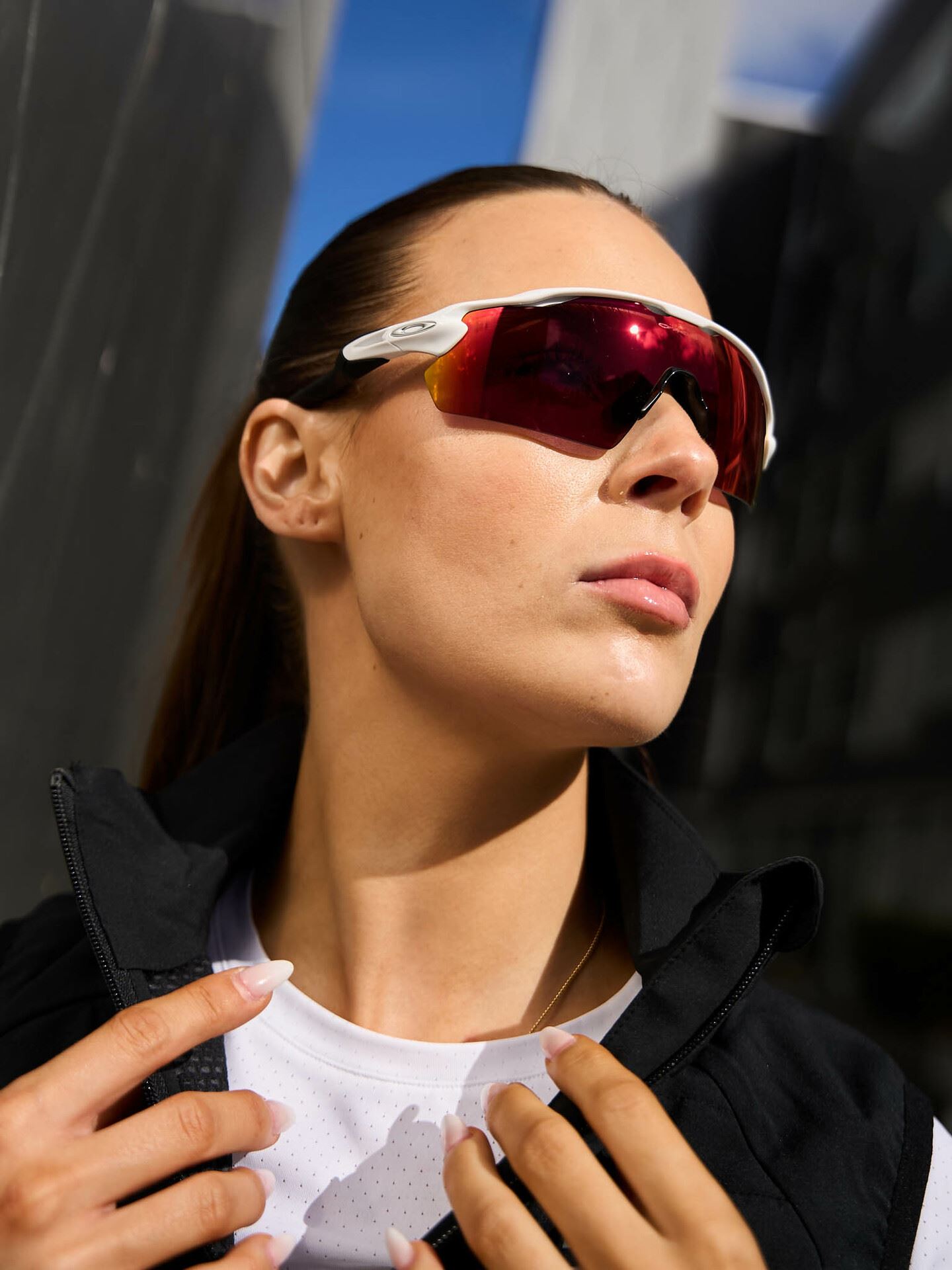 Oakley Radar EV Pitch Hvit Getinspired.no